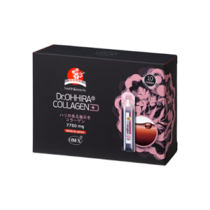 Bottiglia di Dr. OHHIRA® COLLAGEN+ con collagene di pesce a basso peso molecolare