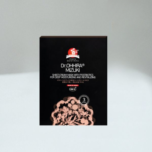 Dr.Ohhira® Mizuki Sheet-Cream Face Mask con Postbiotici 3Pz - immagine 2
