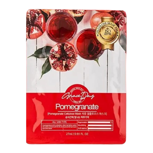 Maschera in Cellulosa al Melograno Grace Day