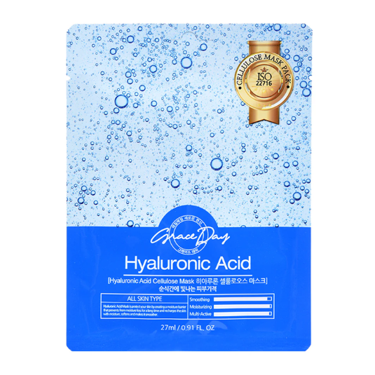 Maschera in Cellulosa all'Acido Ialuronico Grace Day