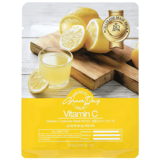 La Maschera in Cellulosa alla Vitamina C Grace Day