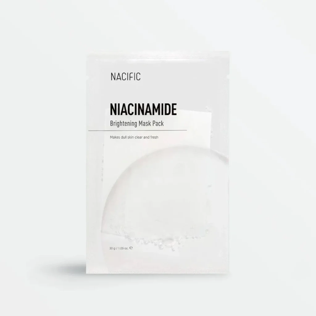 Maschera illuminante con niacinamide per un colorito luminoso