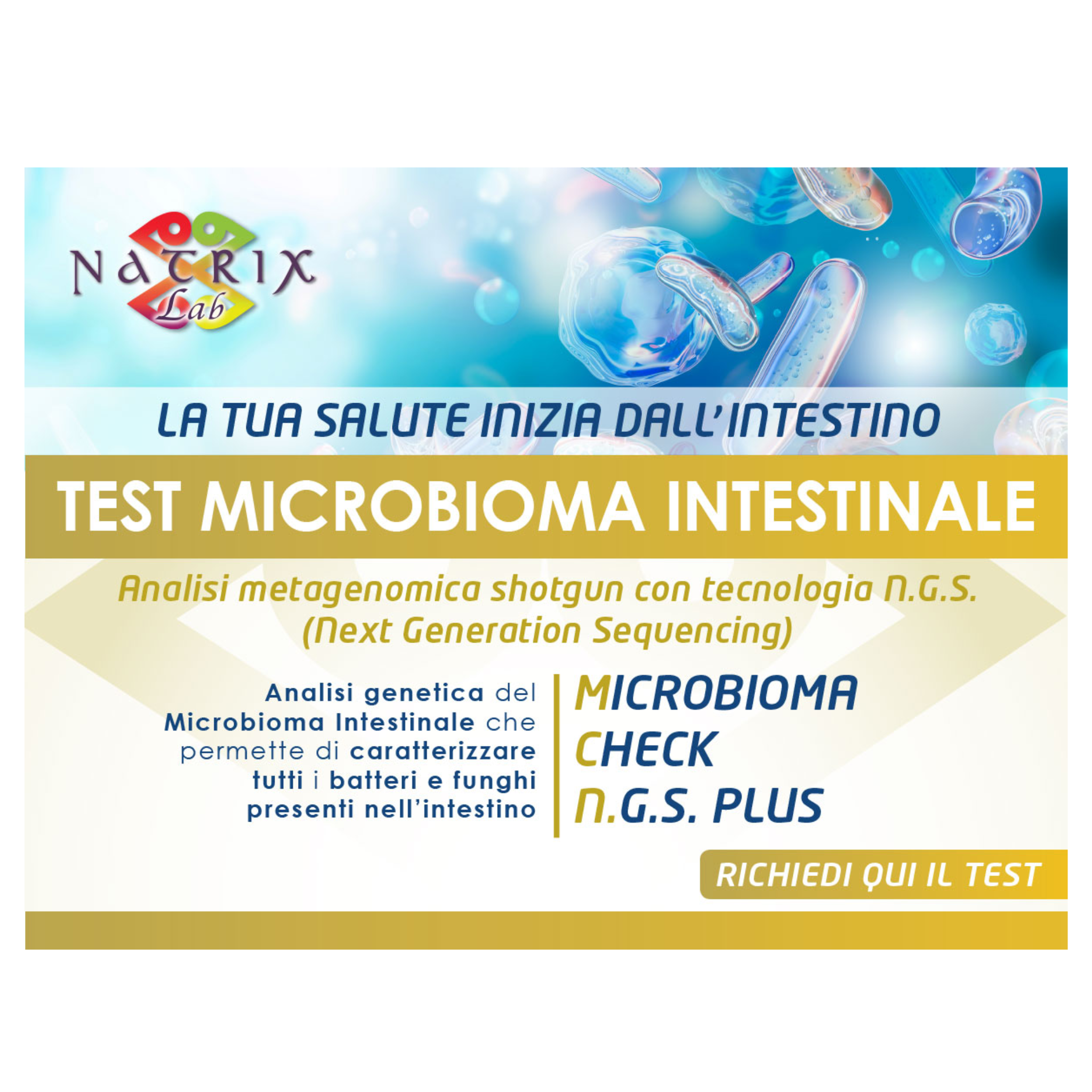 NatrixLab Analisi del Microbioma Intestinale: Microbioma Check N.G.S. Plus - immagine 2